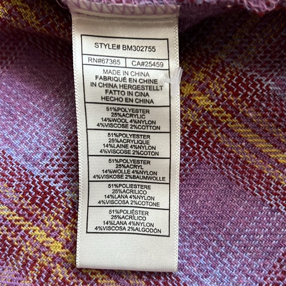 Steve Madden Brooklyn Shacket in Vintage Purple size small - Picture 7 of 7